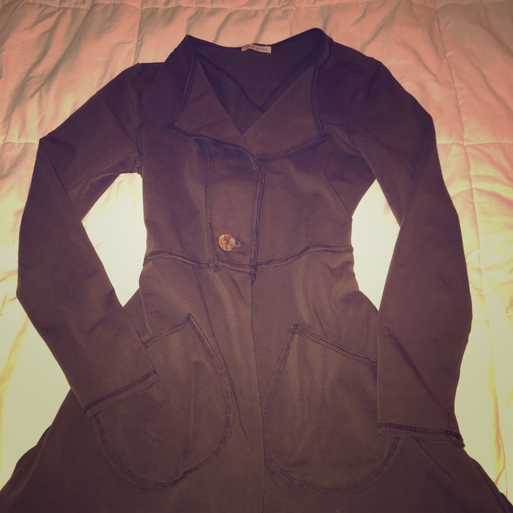 Kika Paprika brown cotton coat